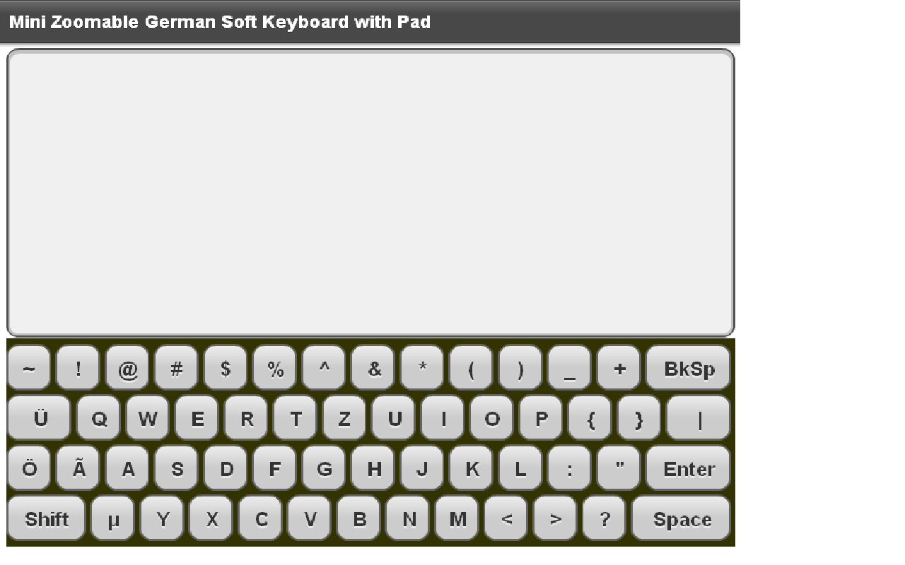 Mini German Keyboard & Pad截图2