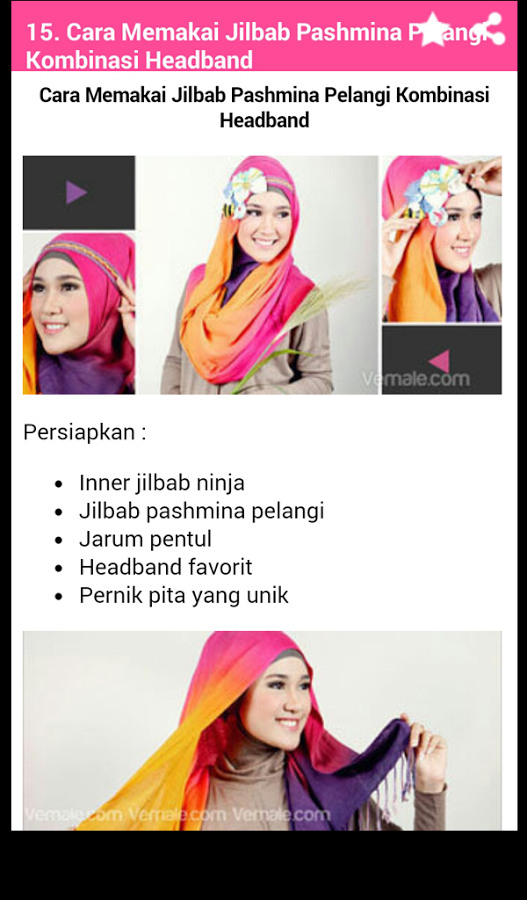 Tutorial Hijab Pashmina截图2