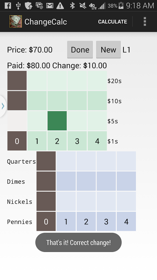 Change Calculator截图8