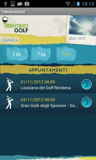 Trentino Golf App截图1