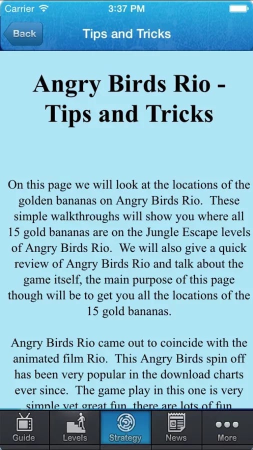 Angry Rio Guide截图3