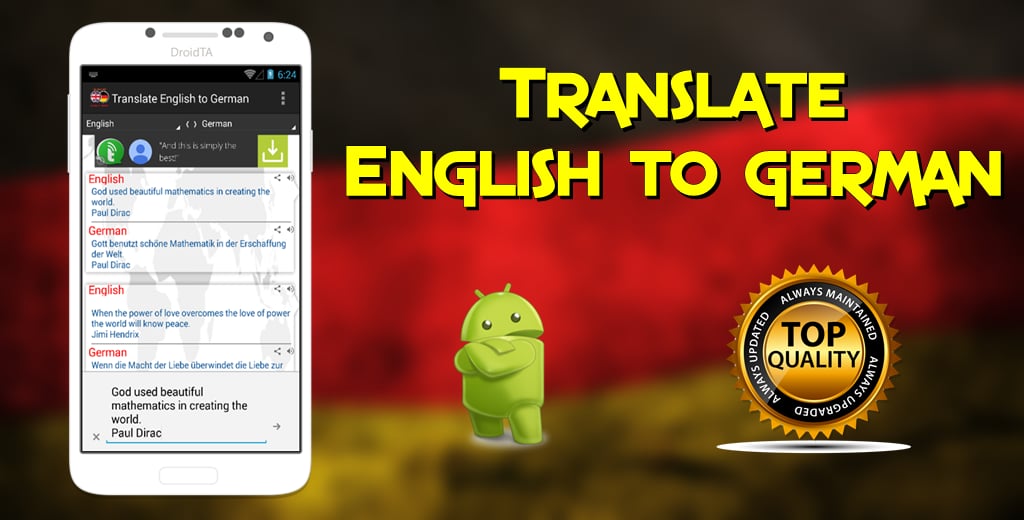 Translate English to Ger...截图1