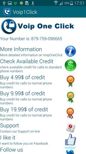 Voip One Click截图4