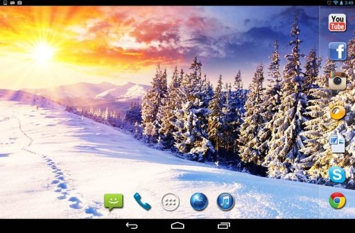 Winter Mountains HD LWP截图2