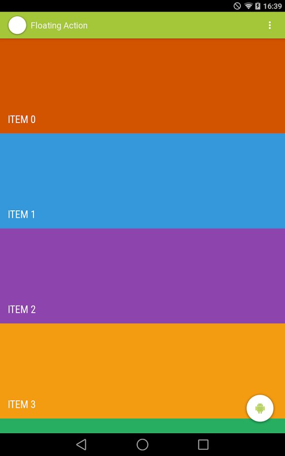 Floating Action Demo截图1