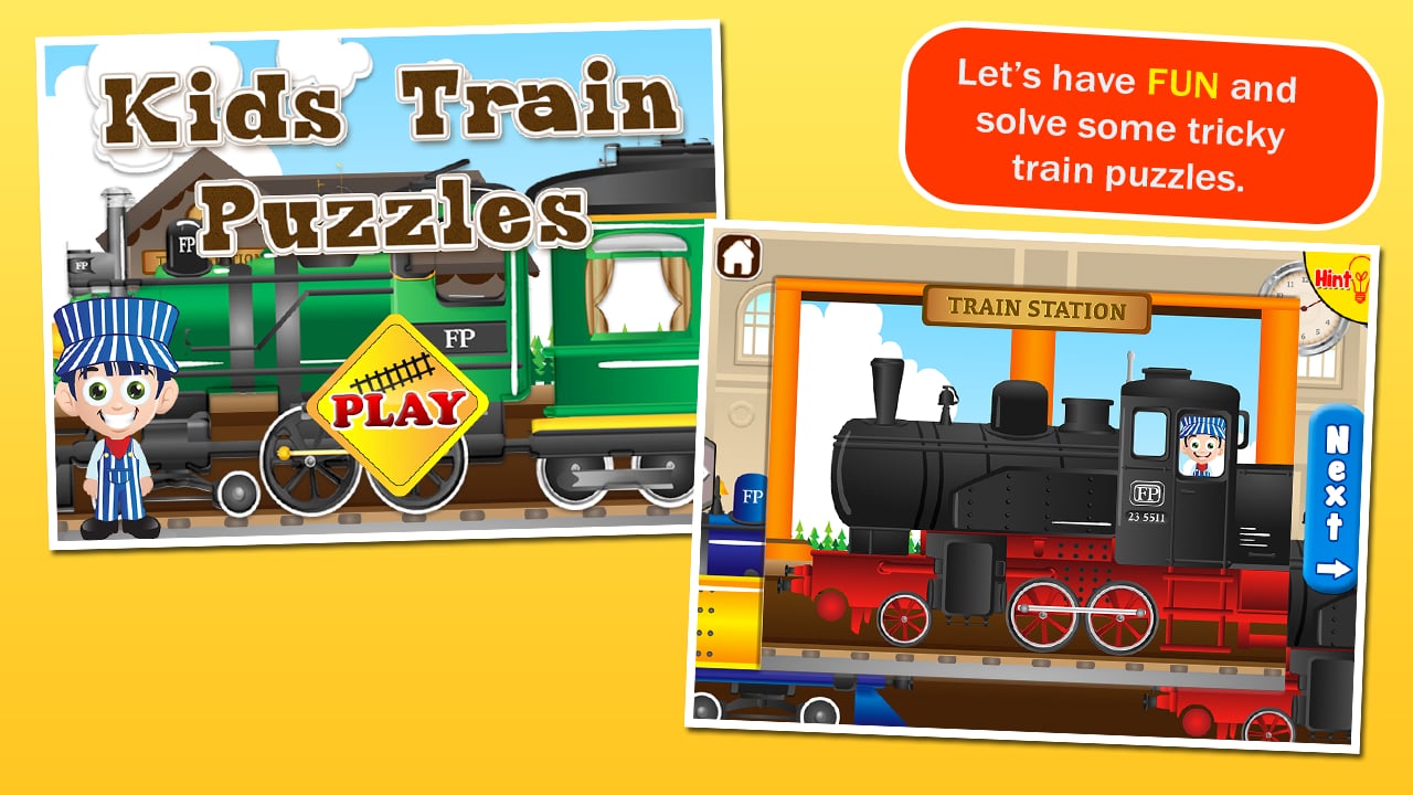 Train Puzzles for Kids截图5