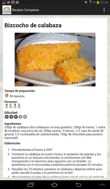 Recetas Camperas截图2