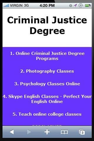 Criminal Justice Degree截图1