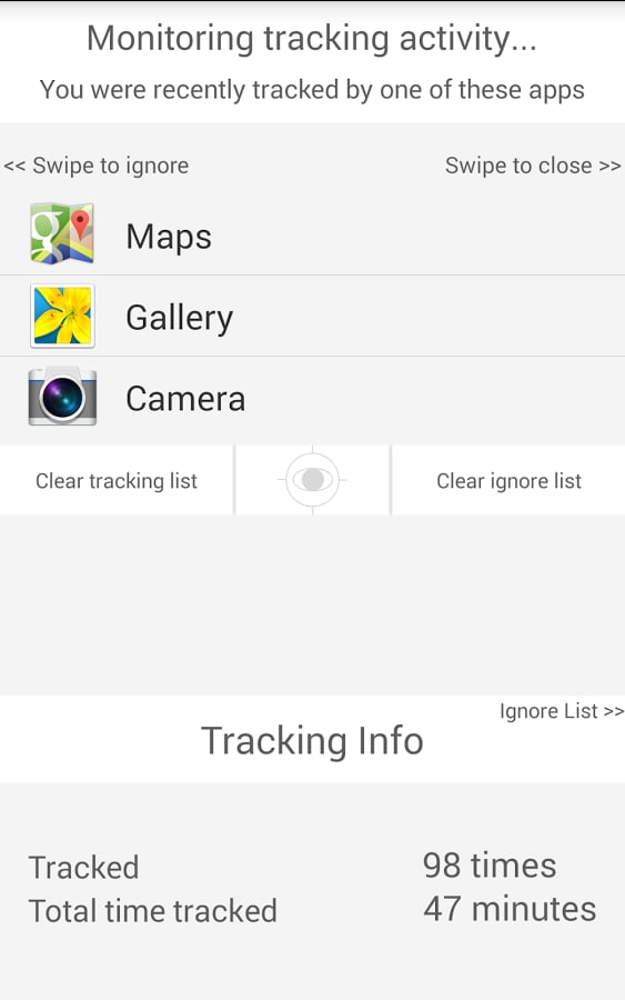 GPS Usage and Tracking A...截图3