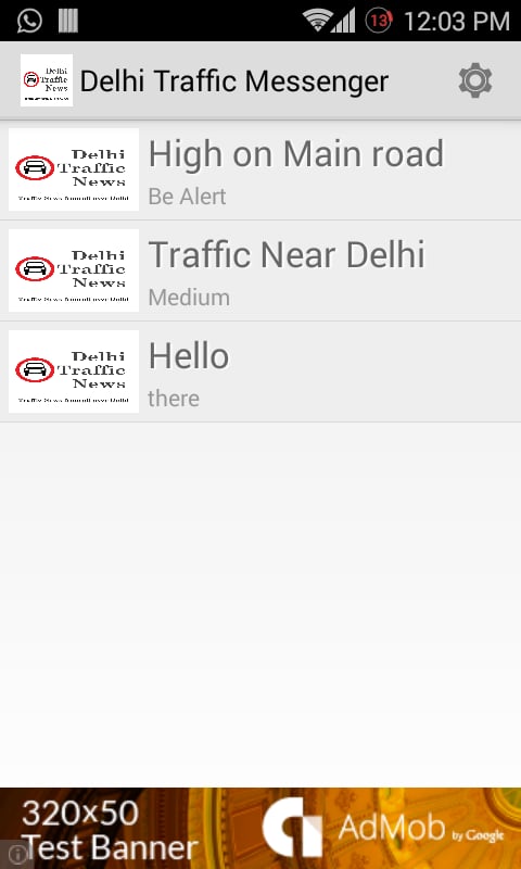 Delhi Traffic Messenger截图4