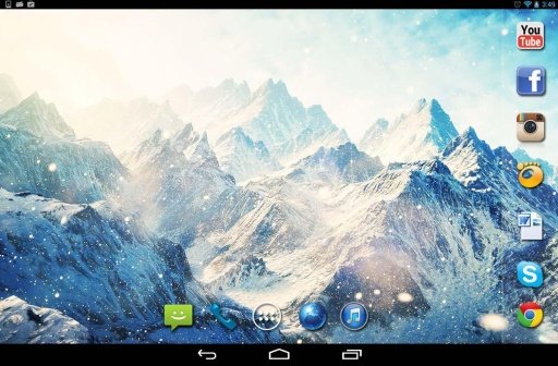 Winter Mountains HD LWP截图5