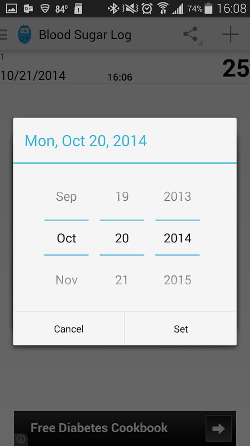 Blood Sugar Log截图5
