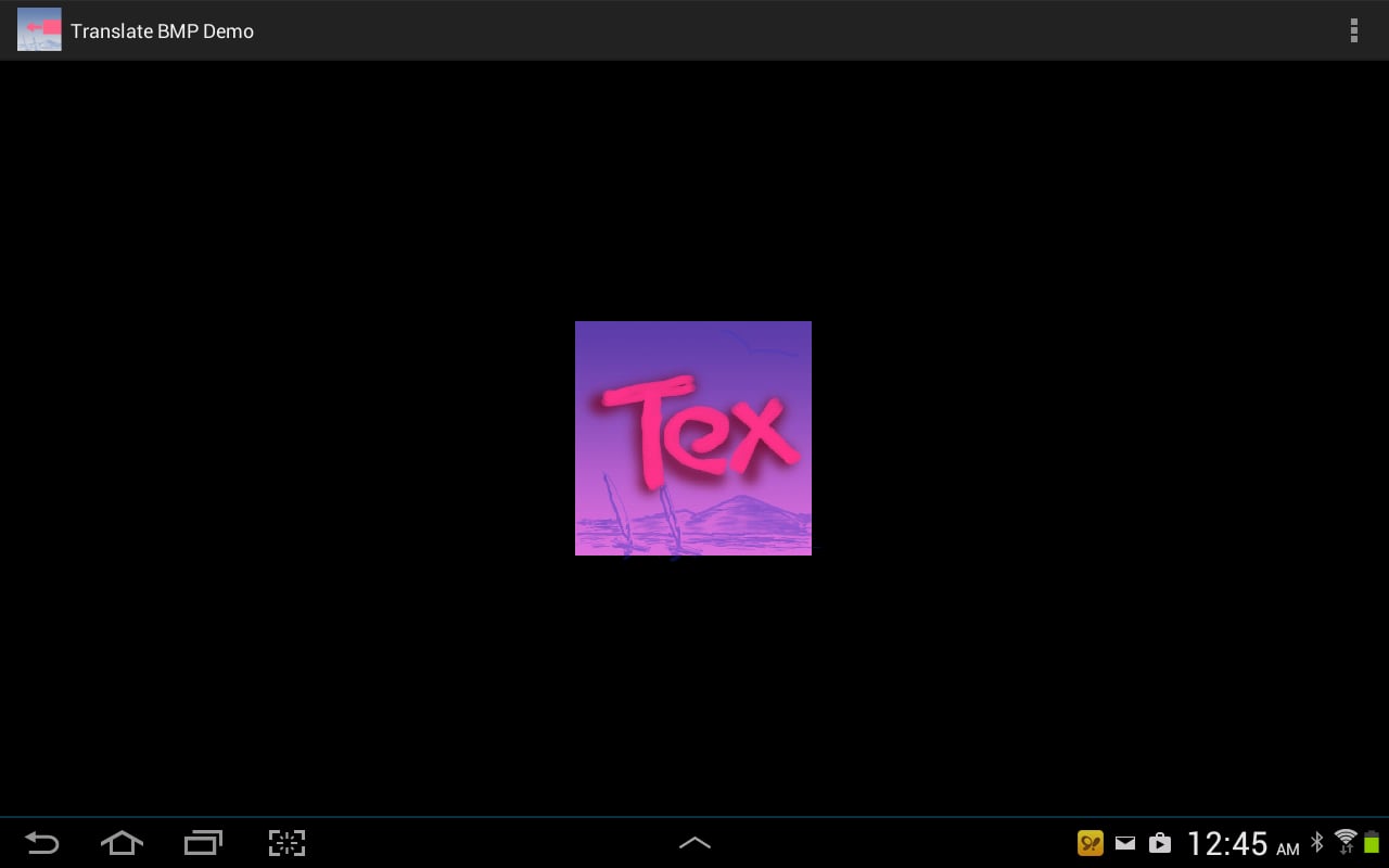 Translate Bitmap Demo截图1