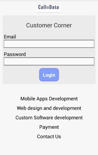 CallnData Mobile App Developer截图1