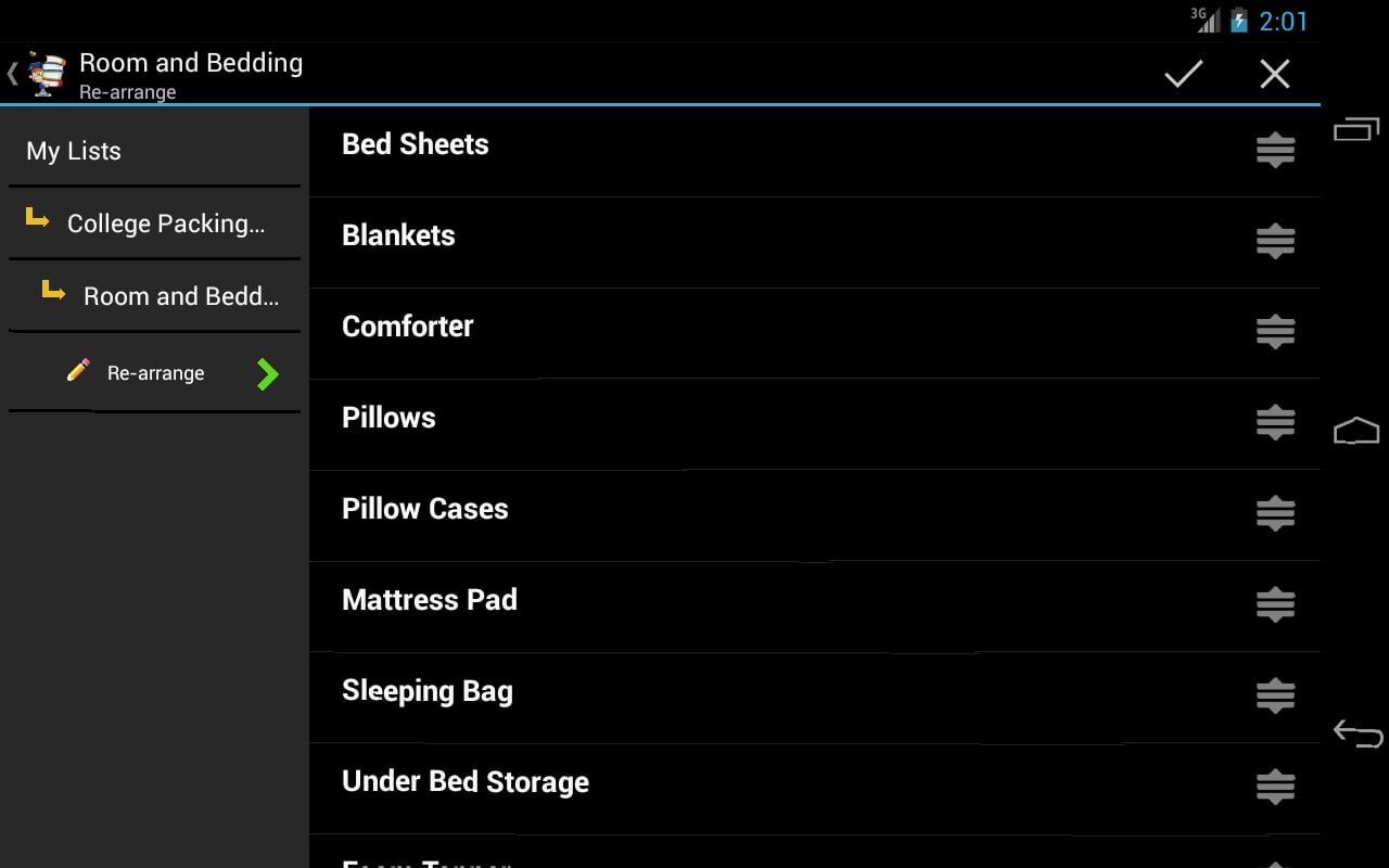 College Packing Checklis...截图4