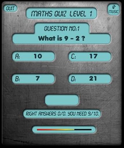 Maths Quiz v2截图3