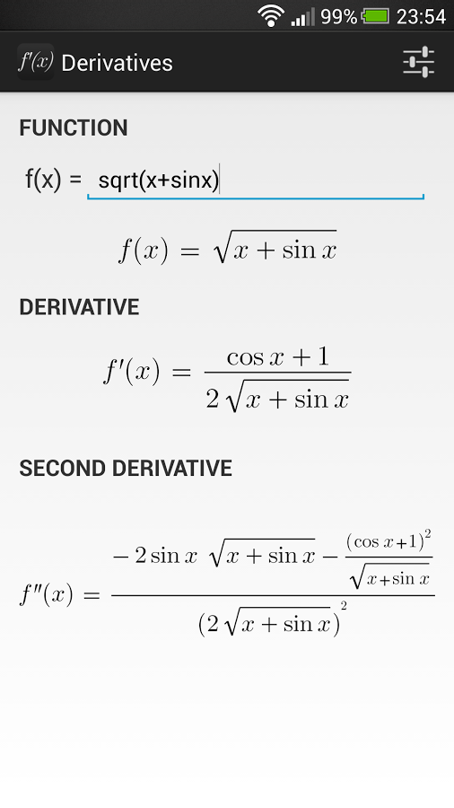 Derivatives截图3