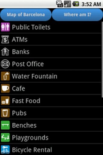 Barcelona Amenities Map (free)截图8