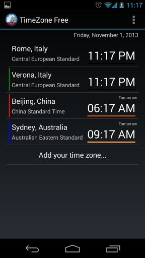 TimeZone Free截图4