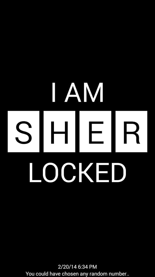 Sherlocked Lockscreen Li...截图2