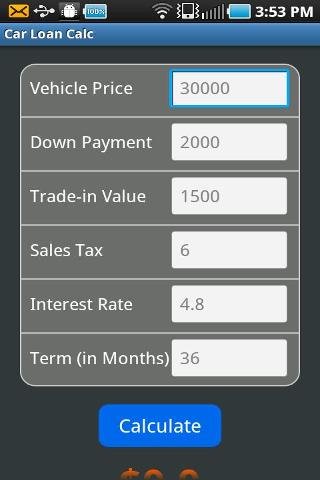 Car Loan Calc截图2