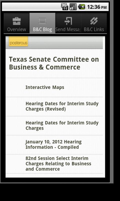 Tx Senate Business &amp; Com...截图2