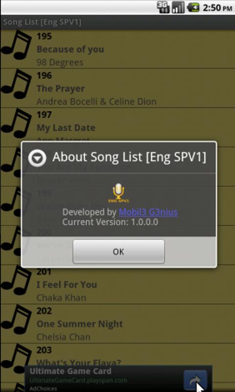 Song List [Eng SPV1]截图4