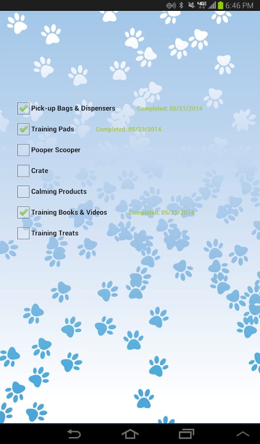 Puppy Checklist截图1