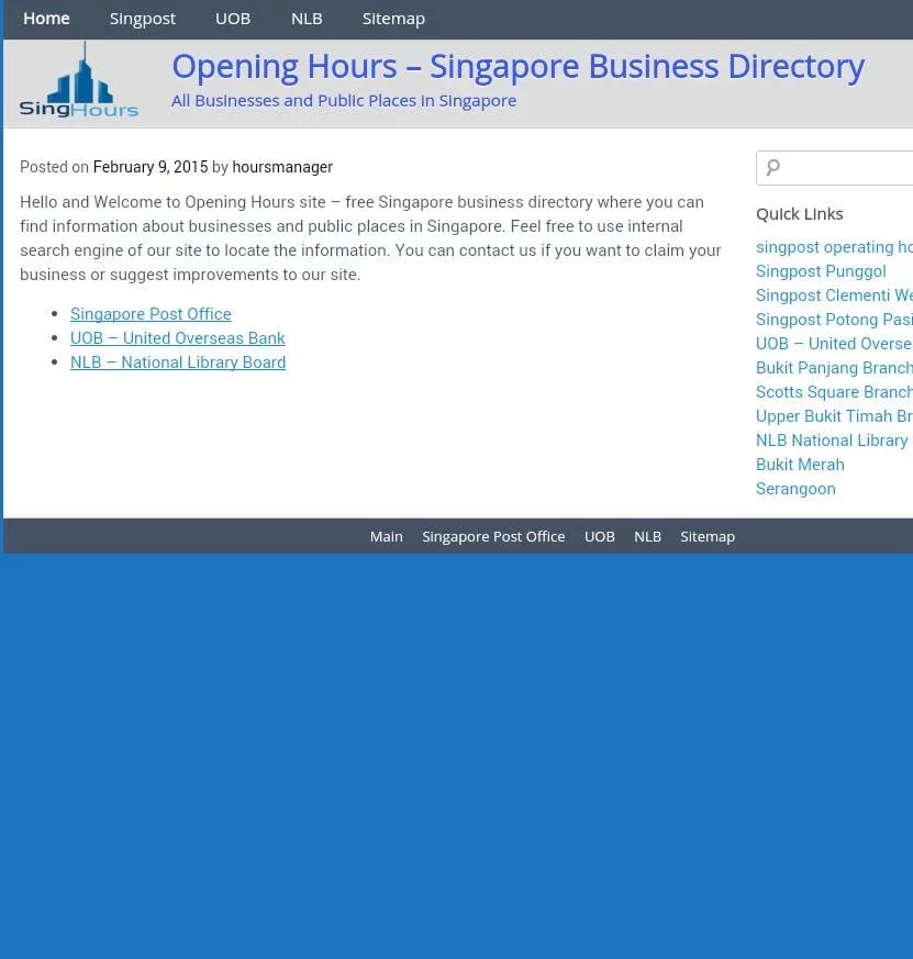 Singapore Hours截图1