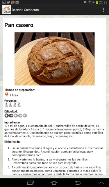 Recetas Camperas截图8