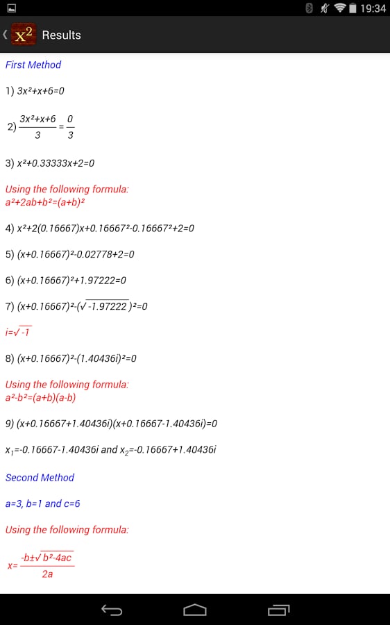 Quadratic Solver截图8