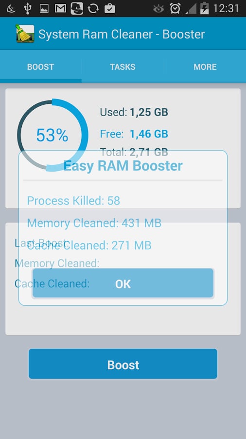 RAM Booster Cleaner Pro截图1