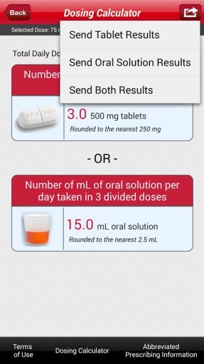 Ferriprox Dose Calc截图2