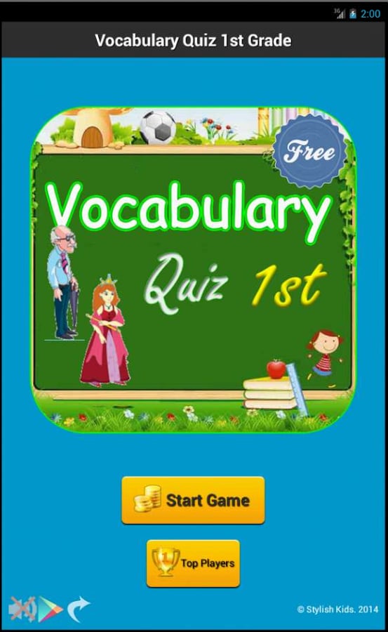 Vocabulary Quiz 1st Grad...截图2