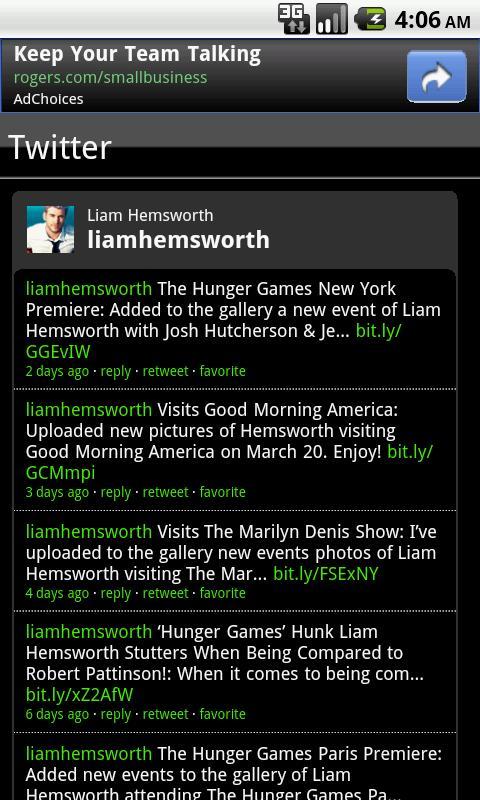 Liam Hemsworth Fan App截图3