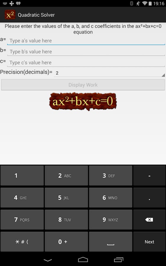 Quadratic Solver截图6