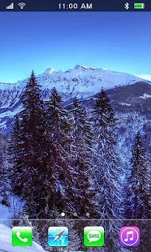 Winter Mountains HD LWP截图1