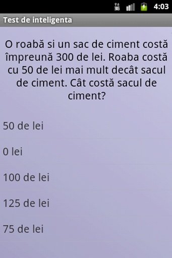 Test de inteligenta in romana截图1