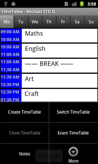 Time Table Pro截图6
