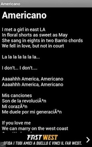 Lady Gaga Lyrics App截图7