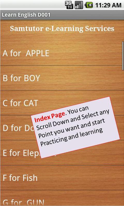 Learn English D001截图1