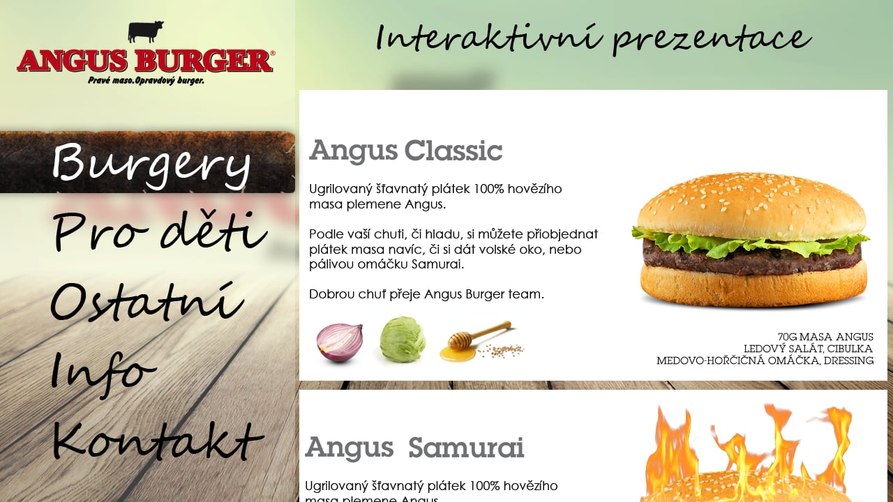 Angus Burger Prezentace ...截图3