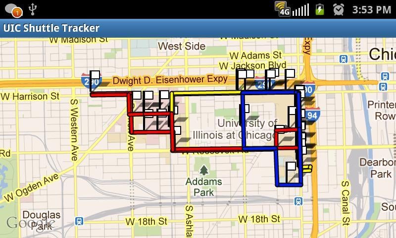 UIC Shuttle Tracker截图2