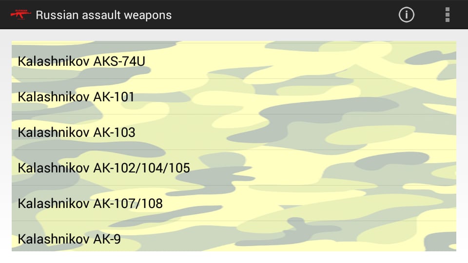 Russian assault weapons截图3