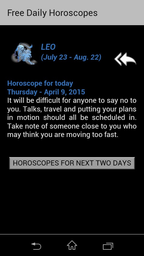 astro48 daily horoscopes截图2