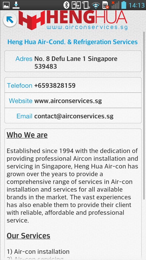 www.AirconServices.sg截图1