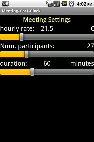 Meeting-Cost Clock截图3