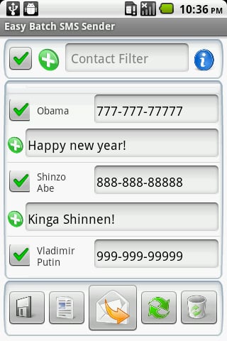 Easy Batch SMS Sender [F...截图3