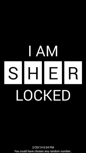 Sherlocked Lockscreen Li...截图4