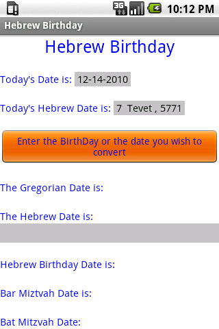 Hebrew Birth Date截图1